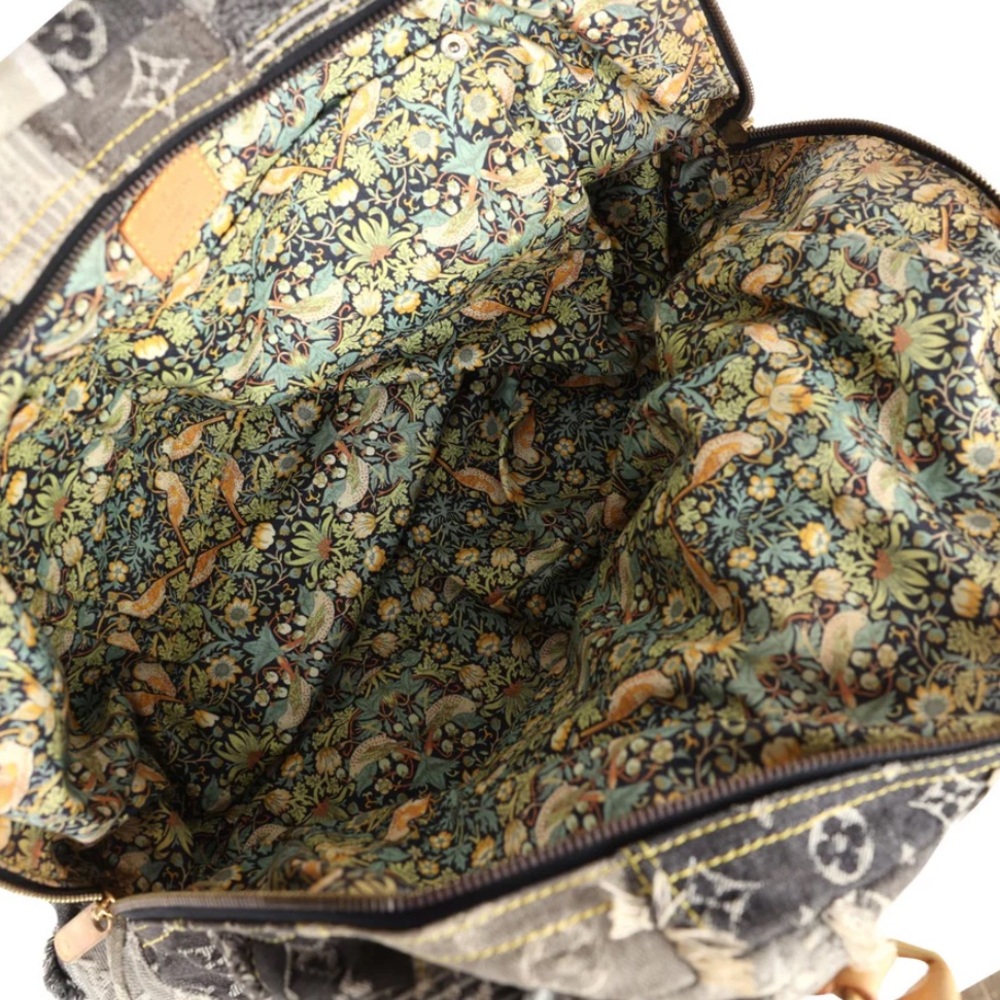 Louis Vuitton denim patchwork bowly - image 4